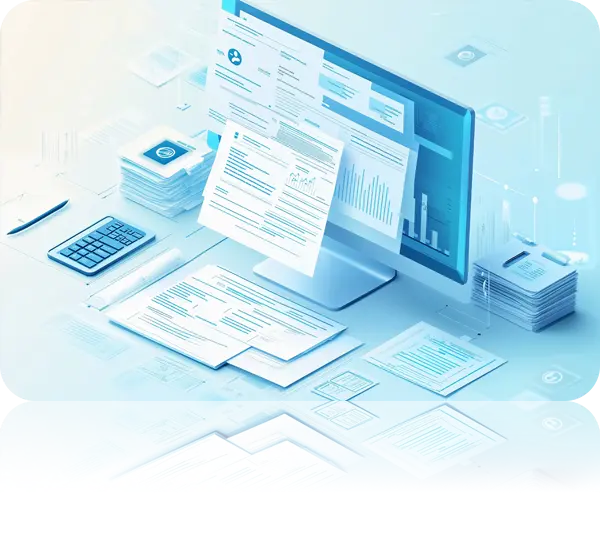 Dashboard showing automated billing and invoicing in Bizzflo software.