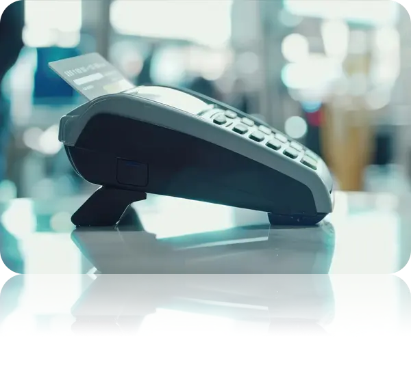 Medical spa POS interface on a desktop showing payment details.