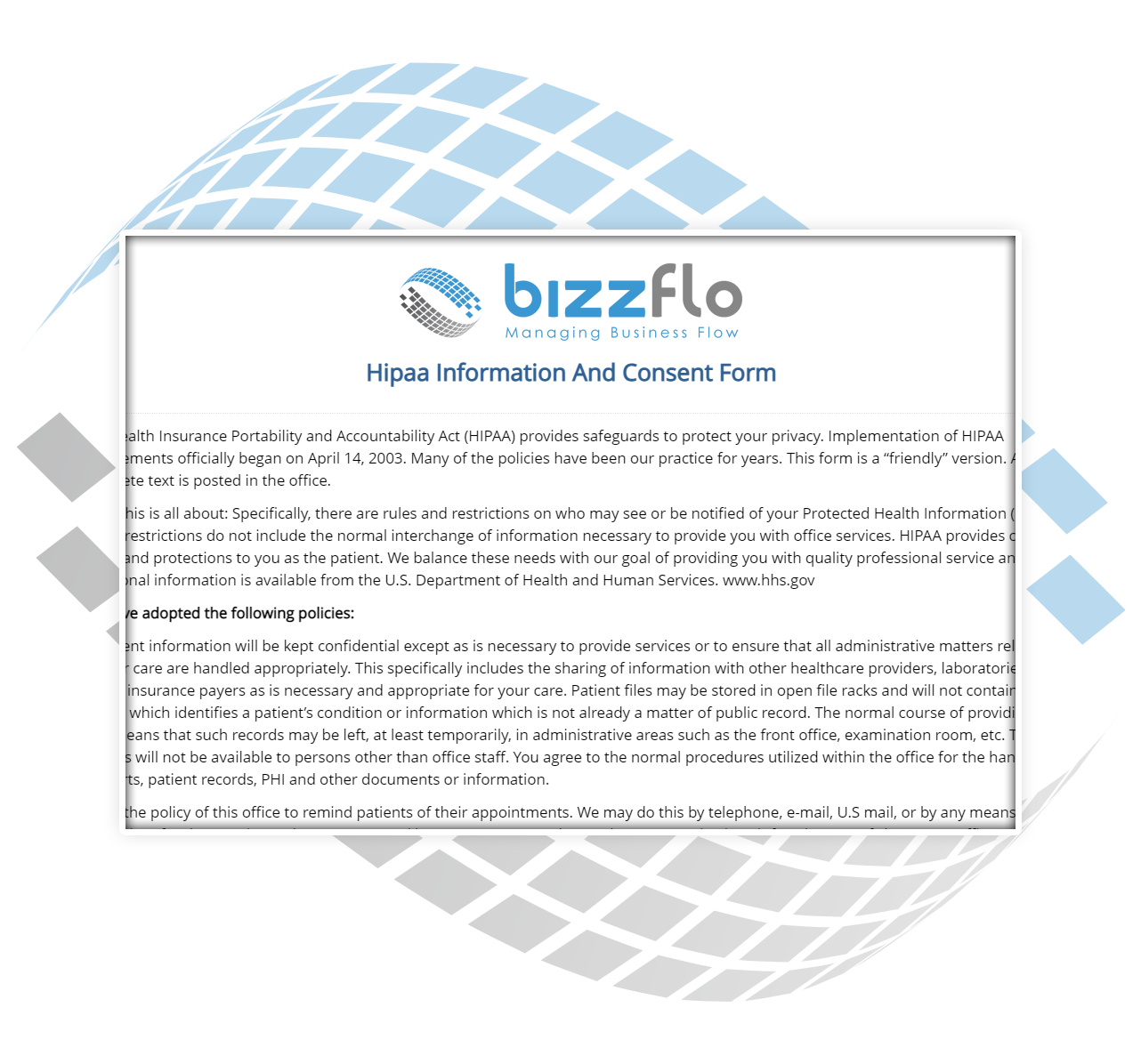 Capture Patient forms and agreements